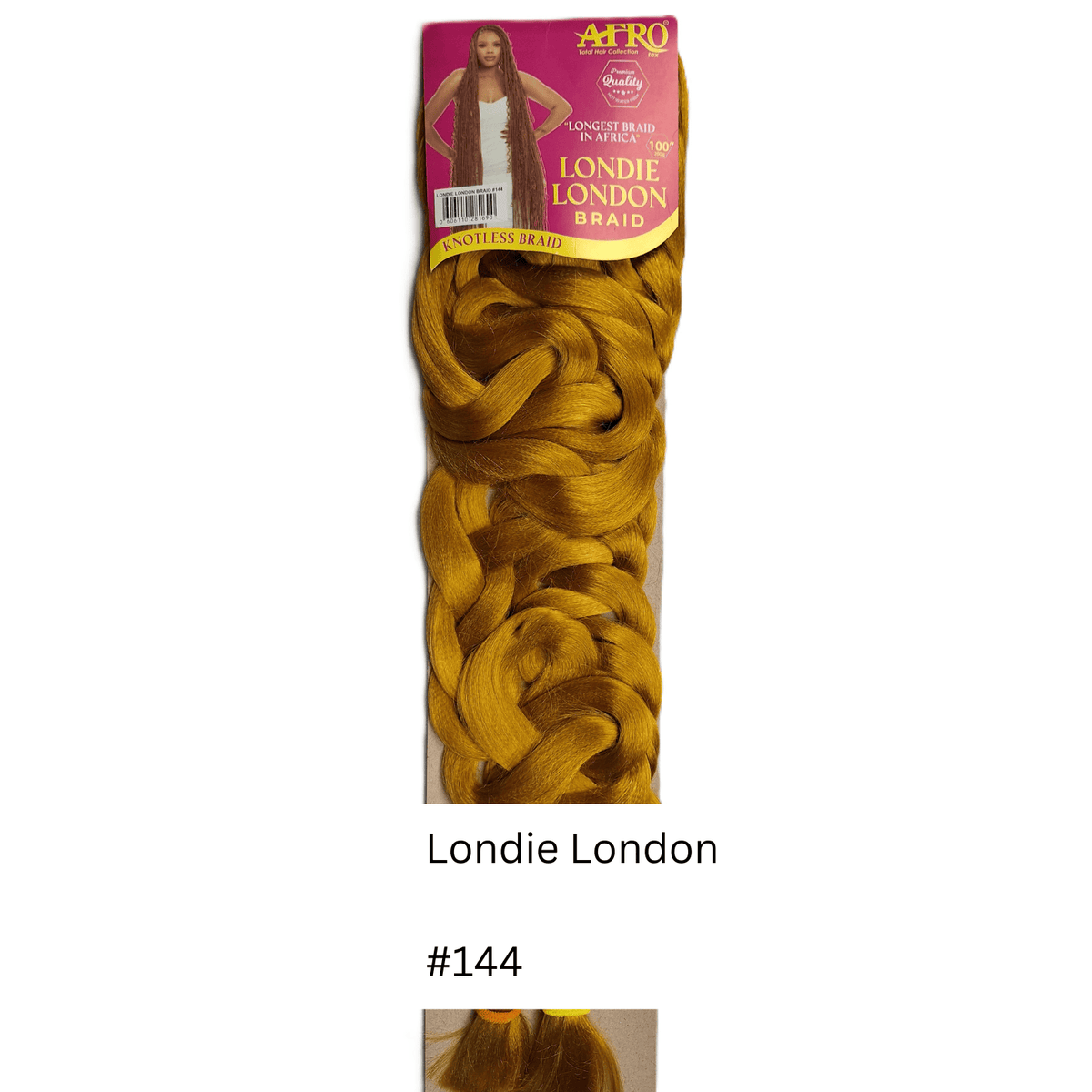 Afrotex Londie London Braid - Colour #144 - Light Golden/Blonde