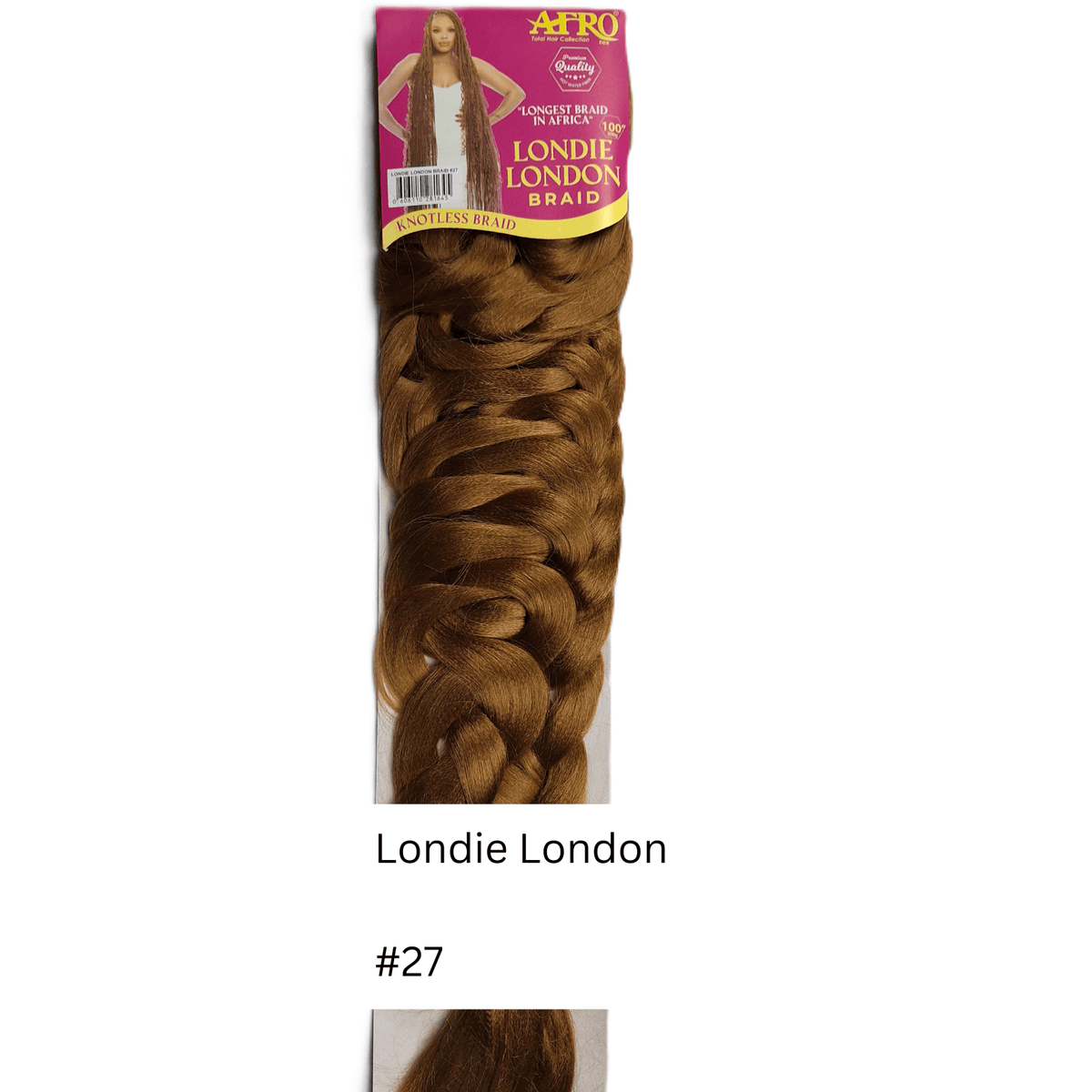 Afrotex Londie London Braid - Colour #27 - Honey / Golden Blonde