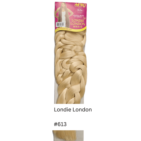 Afrotex Londie london Braid - Colour #613 - Very Light/Platinum Blonde